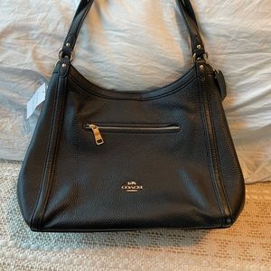 COACH LTH KRSTY SB NEW BLACK